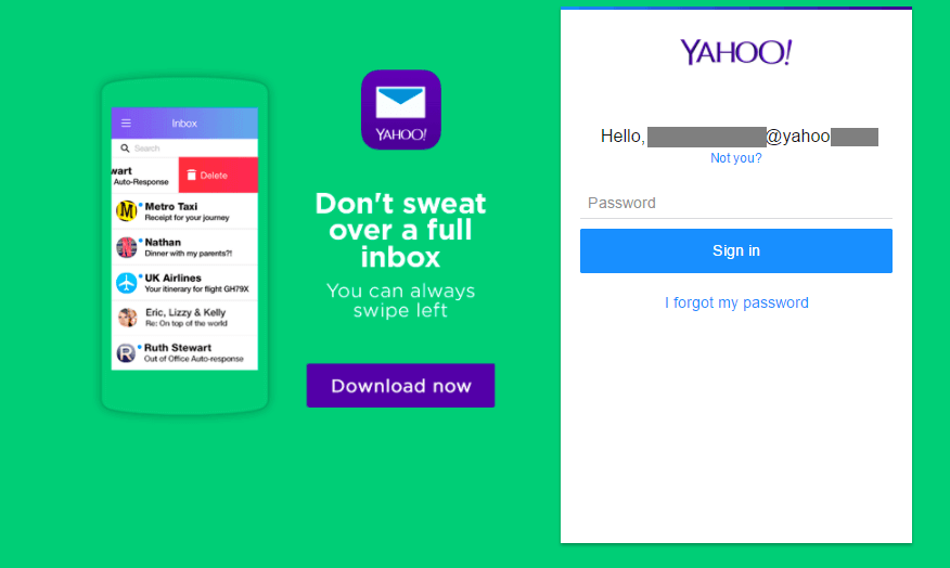 Yahoo Sign-In