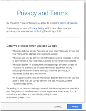 Privacy and Terms