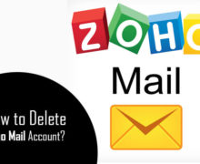 How to Delete Zoho Mail Account?