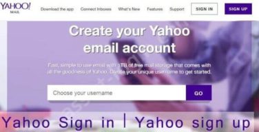 Sign Up Yahoo Mail Account