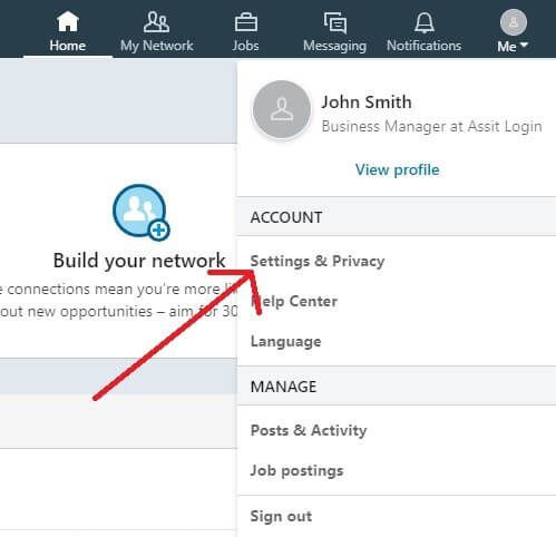 LinkedIn-settings-privacy