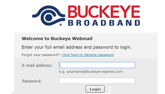Buckeye-Express-Email-Login-Page