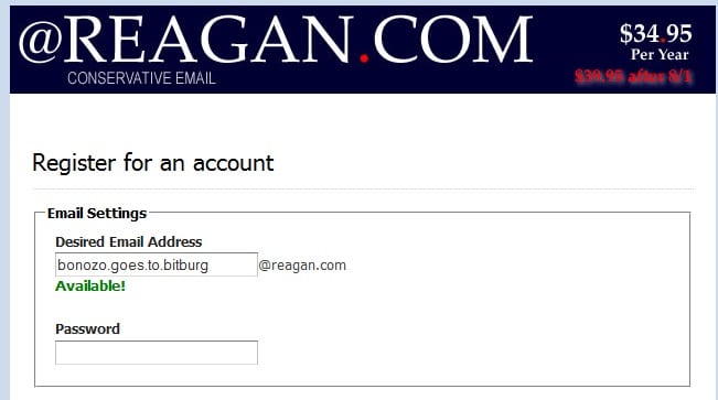reagan-email-account