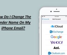 How Do I Change The Sender Name On My iPhone Email?